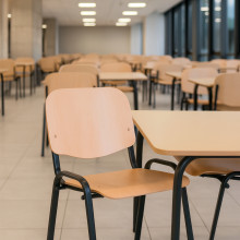 Jedálenská stolička drevená, EATSEAT AN WOOD, ilustračná foto