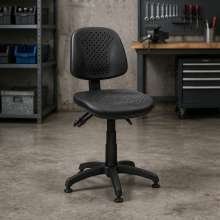 Priemyselná stolička na klzákoch, COMFORT NORM/FIX, ilustračná foto