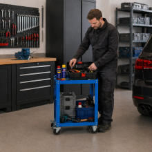 Ručný vozík s dvoma policami, HANDY AC 2 S, ilustračná foto