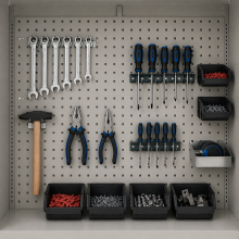 Perfopanel do skrine DEEPCAB CH, DEEPCAB PERFWALL CH 1044/625, ilustračná foto