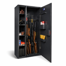 Skriňa na 7 zbraní so zámkom na kľúč, GUNCAB PT 1312/650/350 K 7016