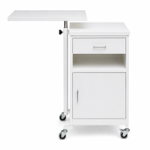 Nočný stolík s otočnou jedálenskou doskou, BEDSIDE CAB M WE