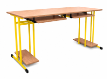 SCHOOLBENCH RM PC 2, počítačový stôl 2-miestny