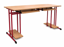 SCHOOLBENCH RM PC 2, počítačový stôl 2-miestny