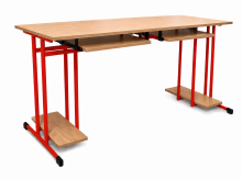 SCHOOLBENCH RM PC 2, počítačový stôl 2-miestny