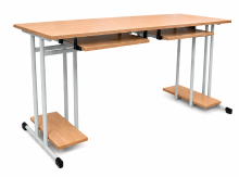 SCHOOLBENCH RM PC 2, počítačový stôl 2-miestny