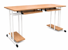 SCHOOLBENCH RM PC 2, počítačový stôl 2-miestny