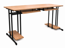 SCHOOLBENCH RM PC 2, počítačový stôl 2-miestny