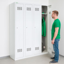 4-dverová šatníková skriňa s dlhými dverami, LOCKER H 4, ilustračné foto