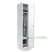 LOCKER H1 s pridanou poličkou navyše