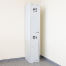 2-dverová šatníková skriňa s krátkymi dverami, LOCKER H 1/2, ilustračná foto