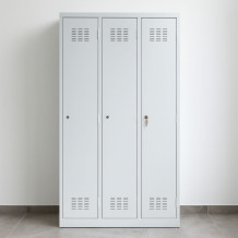 3-dverová šatníková skriňa s dlhými dverami, LOCKER H3, ilustračná foto