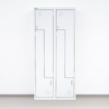 4-dverová šatníková skriňa so Z-kovými dverami, LOCKER H Z4 400, ilustračná foto