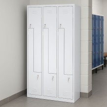 6-dverová šatníková skriňa, LOCKER H Z6 300, ilustračná foto