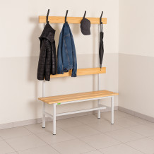 Šatníková lavica s opierkou a vešiakmi BRIDGE LL 1000 AH, ilustračná foto