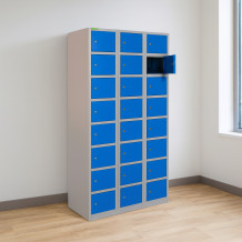 24-priehradková skriňa na úschovu cenností, VBOX H 3/24 7035/5012