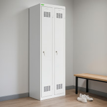 Dvojdverová šatníková skriňa s dlhými dverami, LOCKER H2, ilustračná foto