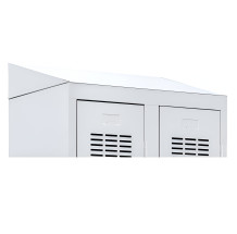 Šikmá strieška ku skriniam so šírkou 600 mm, TOP H 600 