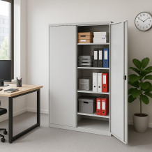 Archivačná skriňa so 4 policami, DOCUCAB H 1945/1200/420 GY, ilustračná foto