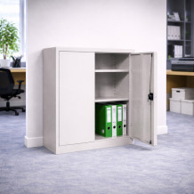 Archivačná skriňa s 2 policami, DOCUCAB H 1000/1000/420 GY, ilustračná foto