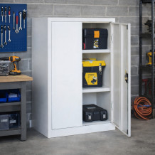 Skladovacia skriňa s 2 policami, STORECAB H 1000/600/420 GY, ilustračná foto