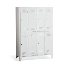 8-dverová šatníková skriňa s krátkymi dverami, LOCKER CH 4/8 F
