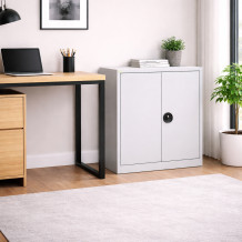 Archivačná skriňa s 2 policami, DOCUCAB H 1000/600/420 GY, ilustračná foto