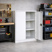 Archivačná skriňa s 2 policami, DOCUCAB H 1000/1000/420 GY, ilustračná foto