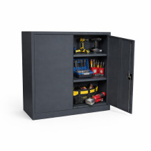 Skladovacia skriňa nízka, 2 police, STORECAB H 1000/1000/420 7016