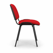 Konferenčná stolička stohovateľná – červená farba, SEAT IN AN TAU RD