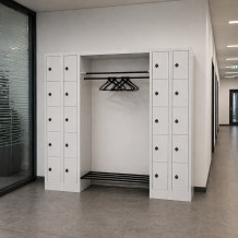 Otvorený šatníkový systém s 20 priehradkami, WARDROBE OPEN 2320, ilustračná foto