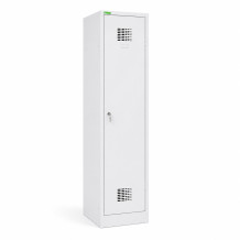 1-dverová šatníková skriňa s prepážkou, LOCKER M 1 BW