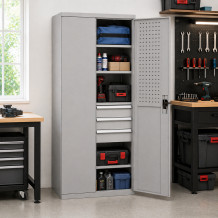 Skriňa na náradie s veľkou nosnosťou, 3 zásuvky, DEEPCAB CH 1950/1044/625 4D, ilustračná foto