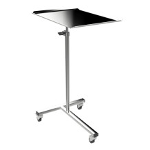 Nerezový stolík na inštrumenty, na kolieskach, HOSPI INSTRUMENT TABLE M SS