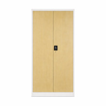 Kancelárska skriňa s imitáciou dreva, DOCUCAB CH 1900/900/400 7035/LW