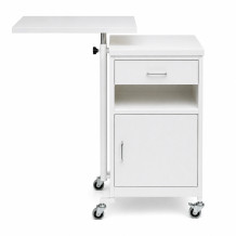 Nočný stolík s otočnou jedálenskou doskou, BEDSIDE CAB M WE