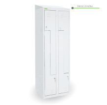 LOCKER H Z4 350 | 4-dverová šatníková skriňa so Z-kovými dverami