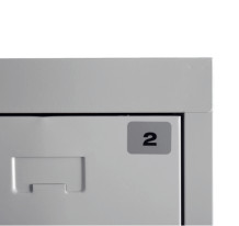 STICKER MB 1-50 | Samolepka na číslovanie skríň 1 až 50