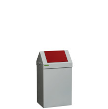SELECT 90L RED | Kôš na separovaný odpad s červeným vekom