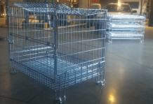 GALCONT A 1200/800 PLUS | Pozinkovaná paletová klietka s vekom