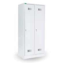 LOCKER M 2 400 | Kovová šatníková skriňa 2-dverová bez prepážok