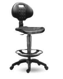 WORKSEAT AN FIX HIGH | Priemyselná stolička s extra dlhým piestom na klzákoch