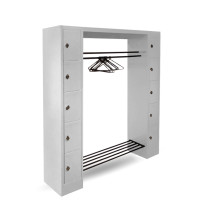 WARDROBE OPEN 1430 | Otvorený šatníkový systém s 10 priehradkami