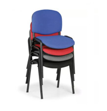 SEAT IN AN TAU RD | Konferenčná stolička stohovateľná – červená farba