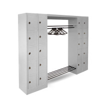 WARDROBE OPEN 2320 | Otvorený šatníkový systém s 20 priehradkami