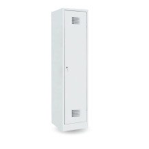 LOCKER M 1 BW | 1-dverová šatníková skriňa s prepážkou