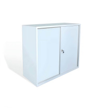 SLIDE H 1090/1200/450 GY – Nízka skriňa s posuvnými dverami, 2 police