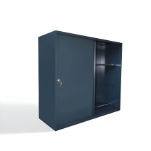 SLIDE H 1090/1200/450 7016 – Nízka skriňa s posuvnými dverami, 2 police