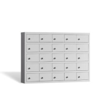 VBOX CH 5/25 | 25-priehradková skriňa na úschovu cenností