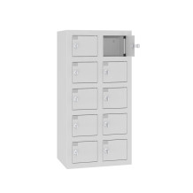 VBOX M 2/10 ELECTRO – Skriňa na nabíjanie mobilných telefónov s 10 priehradkami